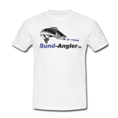 Sund Angler T-Shirt weiß